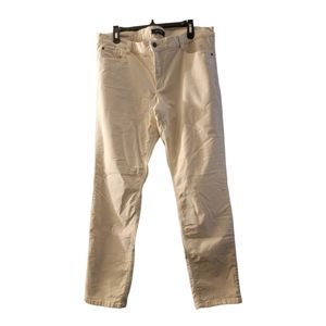 Joe Fresh Off White Stretch, lightweight corduroy pants